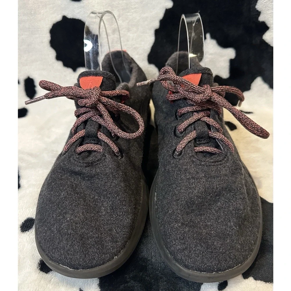Allbirds Wool Runners Womens‎ 10 Charcoal Grey Merino Wool Sneakers PO 0138